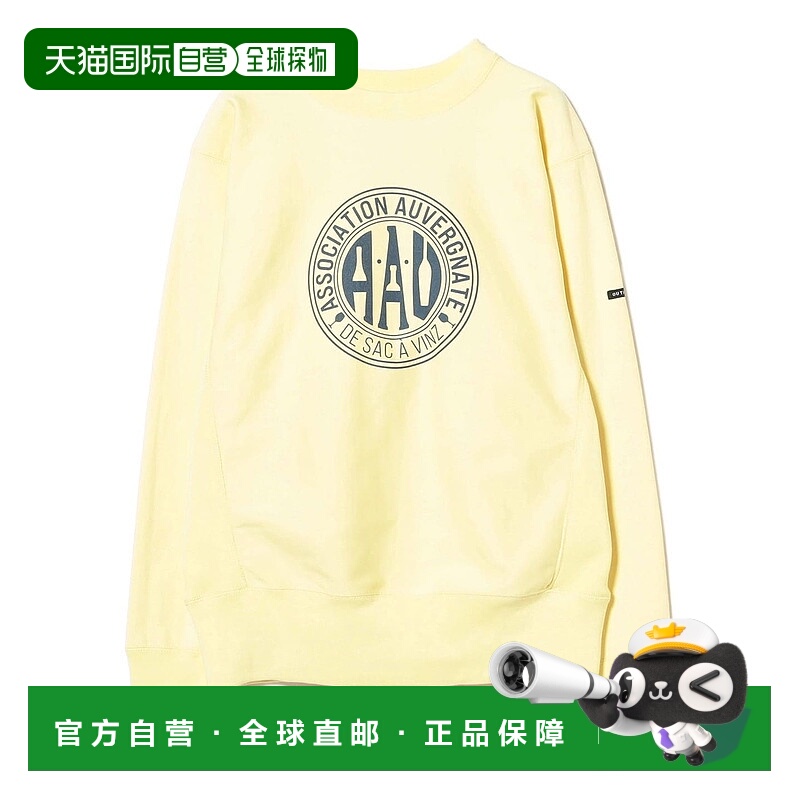 1h可退 日本直邮OUTIL 女装 宽松版型 圆领卫衣 法国产棉质复古印