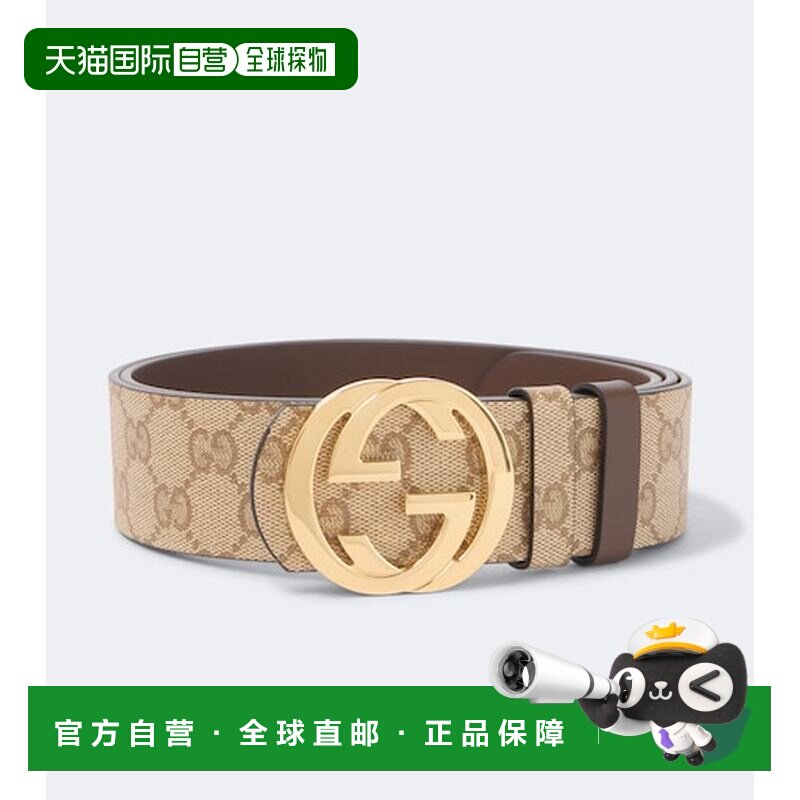 1h可退 香港直邮Gucci古驰GG男士腰带皮带图片