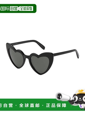 1h可退 香港直邮Saint Laurent 圣罗兰 女士 太阳眼镜 black黑色