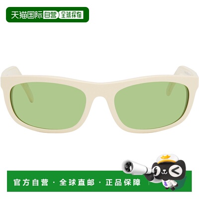 1h可退 香港直邮潮奢 Our Legacy 男士 白色 Shelter 太阳镜 A425