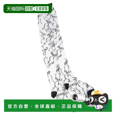 日本直邮Candy Stripper 女士 蕾丝边透肤过膝袜 1251903