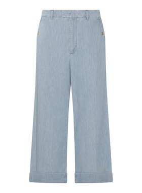 VALENTINO 男士休闲裤 6V3DD03UALM508 SS2025 蓝色