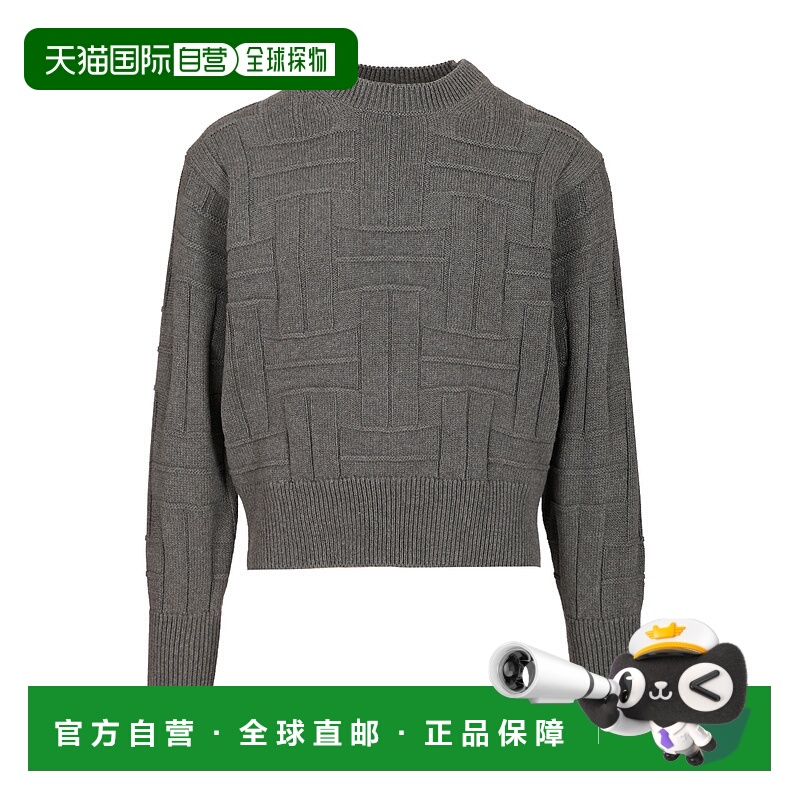 1h可退 香港直邮KENZO 男士针织衫 FF55PU7083CB96 AW2025 灰色 S