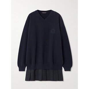 Balenciaga 连衣裙 巴黎世家 层叠针织衫 809514T3355 女士 潮奢