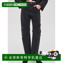 韩国直邮SJYP女士牛仔裤长裤潮流时尚 舒适百搭 简约透气女款下装