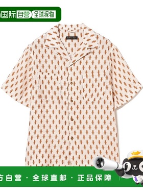 1h可退 日本直邮East Harbour Surplus 男士小纹印花开领衬衫 240