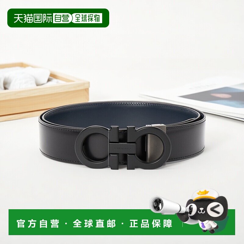 1h可退 韩国直邮ferragamo 男士 腰带菲拉格慕牛皮休闲皮带