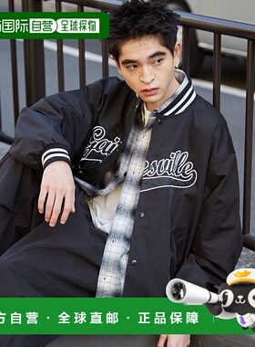 1h可退 日本直邮WEGO 男女同款徽标贴花宽松棒球夹克 WE25SP01M00