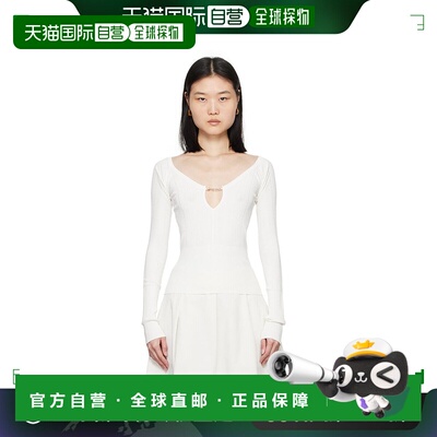 1h可退 香港直邮潮奢 Jacquemus 女士 灰白色 Les Classiques 系