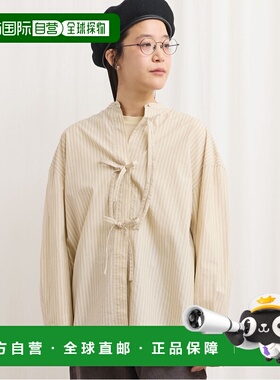 1h可退 日本直邮fig London女装长款飘带衬衫 7001BL001261