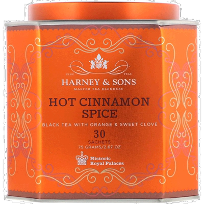 香港直发Harney & Sons热肉桂香料茶橙子甜丁香红茶30袋75g