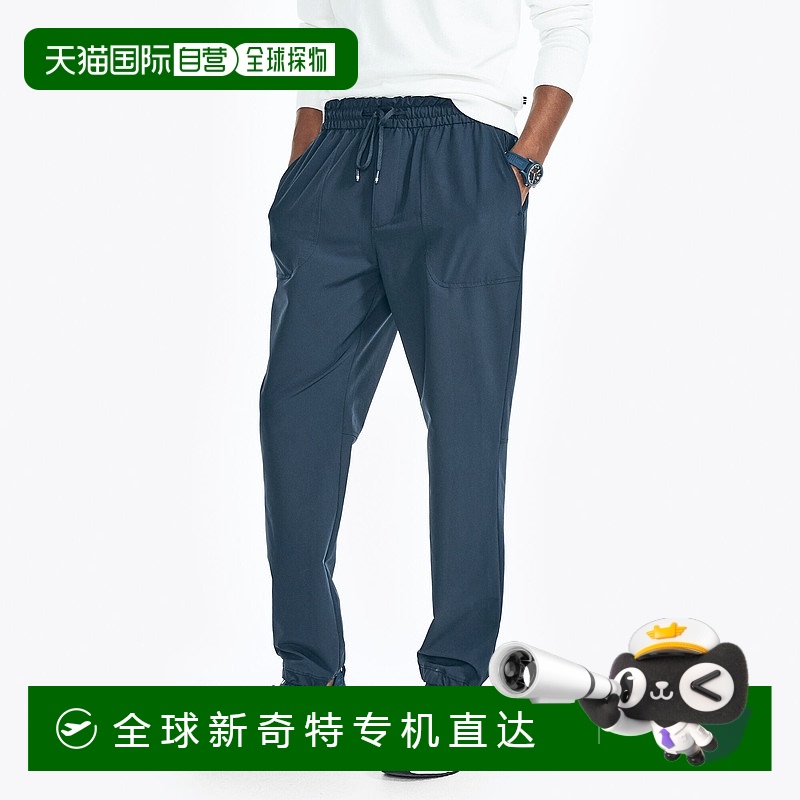 自营Nautica 男士 Navtech 慢跑裤子春秋男 海军蓝 【美国奥莱】