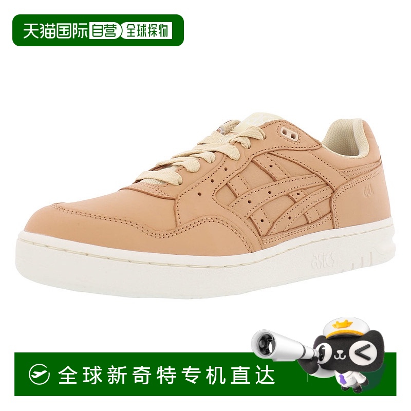 美国直邮Asics亚瑟士Gel-Saga运动鞋奶油黄色透气平底耐磨减震