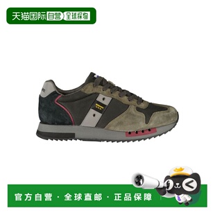 自营Blauer Leather Men Men's Sneaker - black 美国奥莱直发