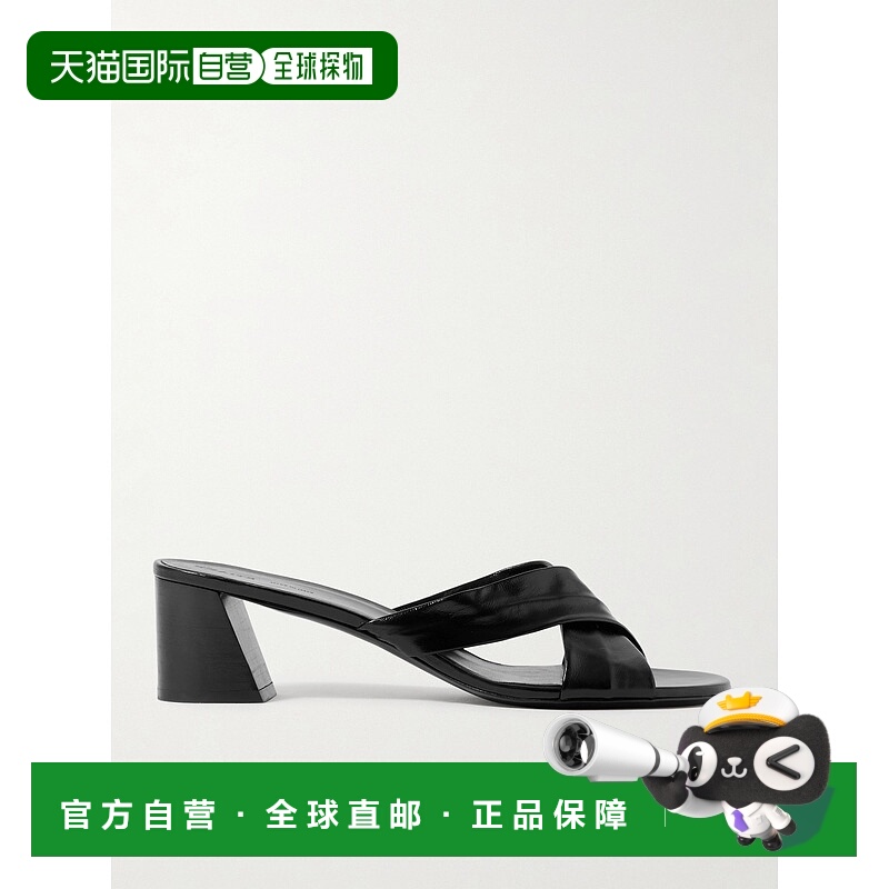 1h可退 香港直邮潮奢 KHAITE 女士 Liria 漆皮凉拖 F3101943