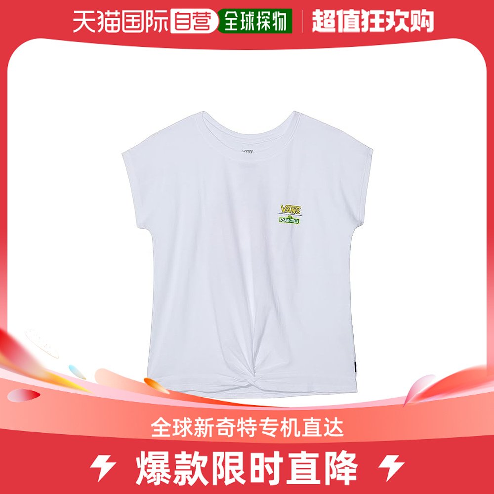 香港直邮潮奢 Vans 女童Sesame 街头风格打结T恤(大童)童装 女装/女士精品 T恤 原图主图