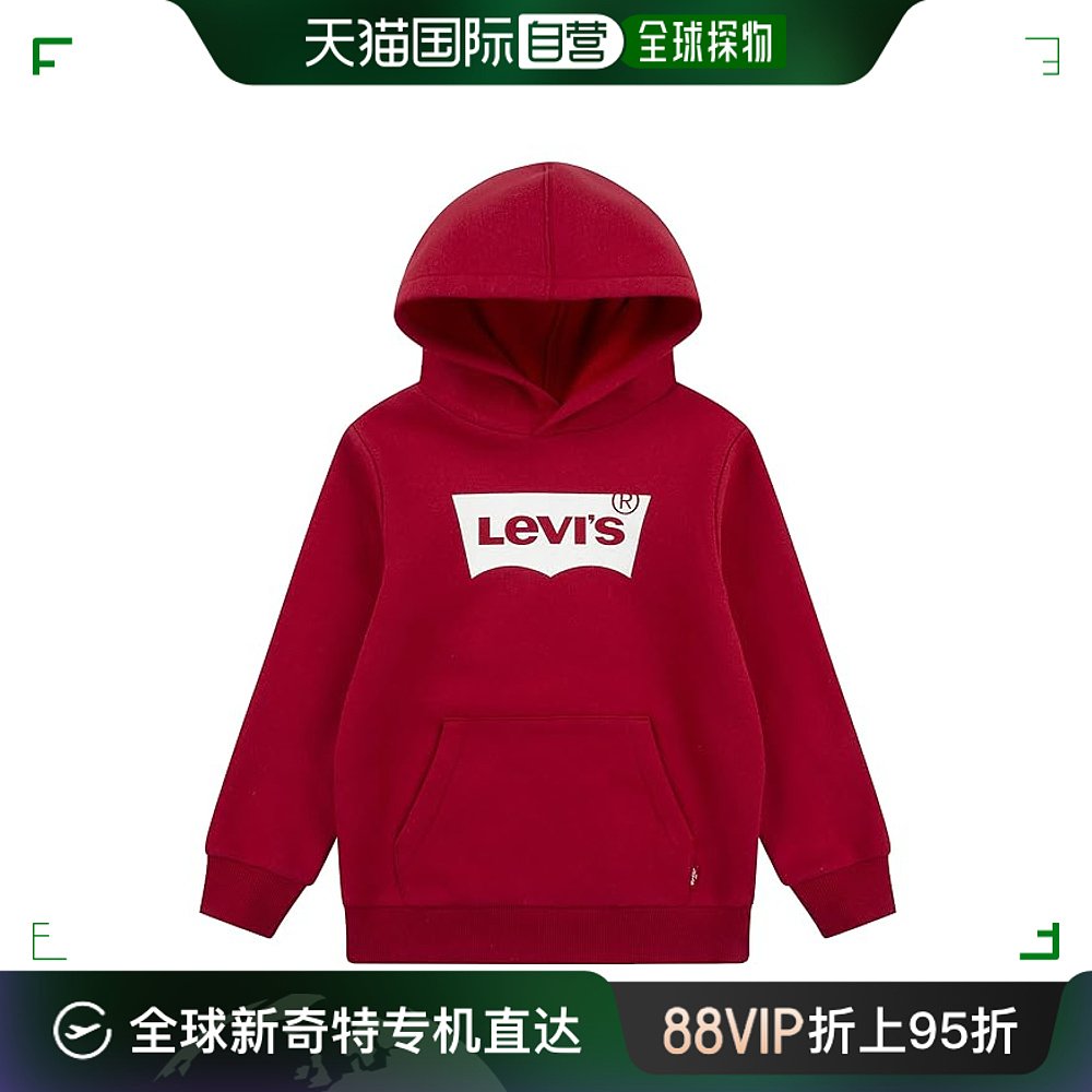 香港直邮潮奢 Levi'S 李维斯 男童 蝙蝠袖套头衫连帽衫(大童)童装