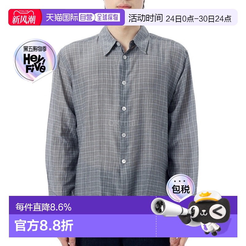 韩国直邮OUR LEGACY Beyond长袖衬衫时尚野餐格纹棉丝 (M2252BP)