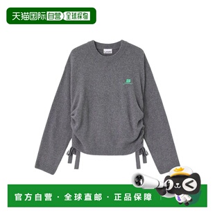 1h可退 香港直邮GANNI 甘尼 女士 宽松款针织衫 K2632220CHARCOAL