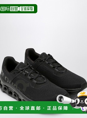 1h可退 香港直邮On 男士 CLOUDMSTER 黑色低帮运动鞋 6199025PLBL