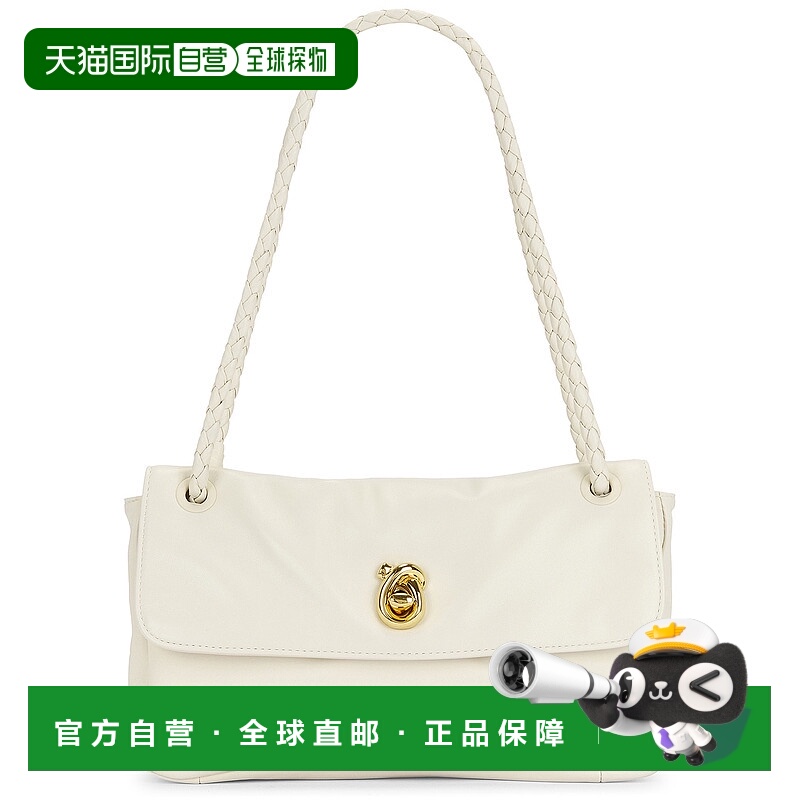 香港直邮Bottega Veneta 葆蝶家 女士 精饰编织边皮革肩包 836296