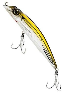 日本直邮DUEL YO-ZURI钓鱼用诱饵105F 105mm 18g黄黑色