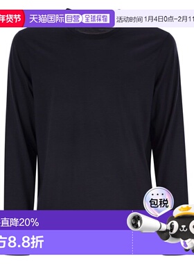 1h可退 香港直邮Herno 男士 长袖T恤 JG00037UR52068 blue蓝色 舒