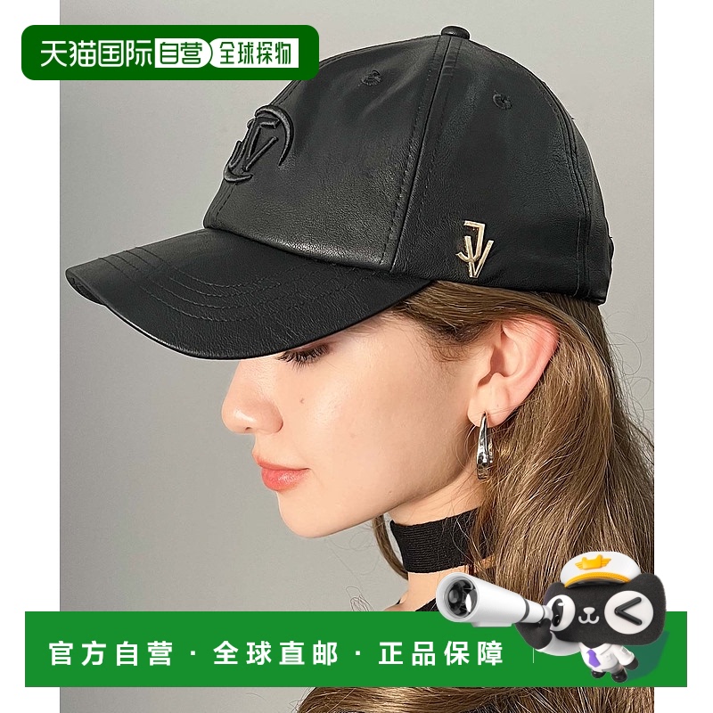 日本直邮Java女士复古风格侧钉刺绣帽 jv1159032