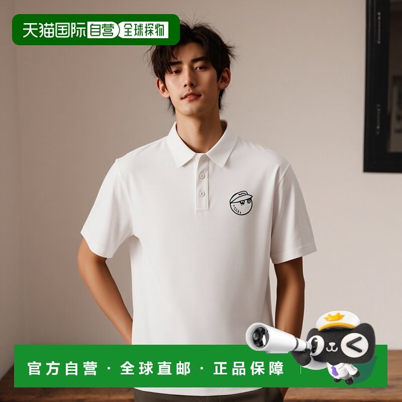韩国直邮MALBON GOLF男士Polo衫M5121PTS05WHT Malbon Basic CP P