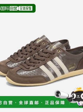 日本直邮adidas JAPAN DECON 女士低帮运动鞋大地色/奶油白/橙棕K