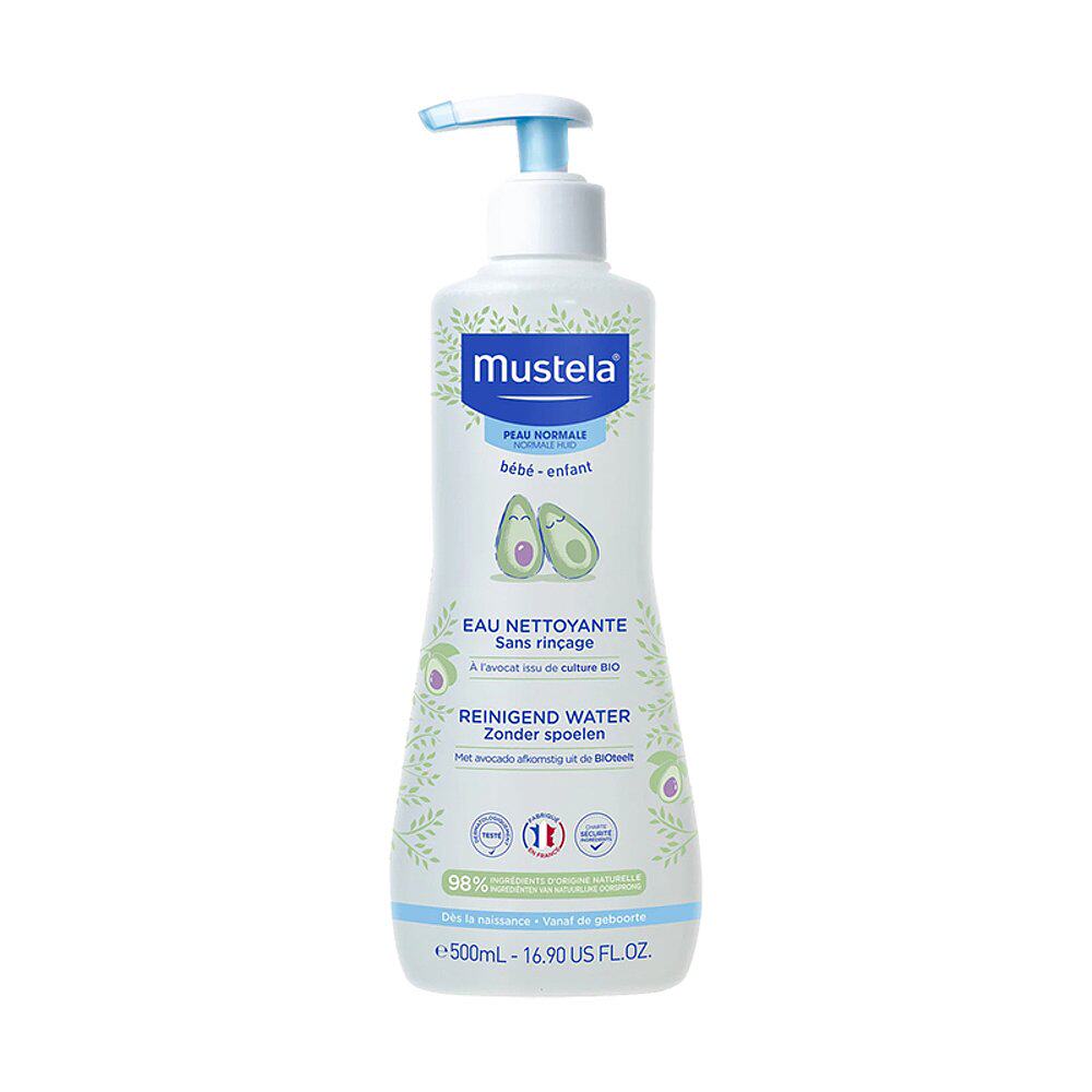 Mustela/妙思乐幼婴儿童无皂基免洗洁肤露500ml1-2瓶装