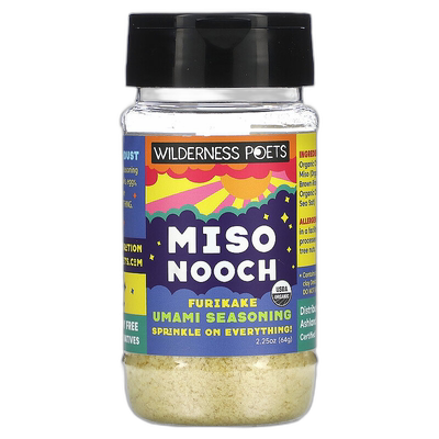 香港直邮Wilderness Poets LLC,Miso Nooch，Furikake 鲜味调味料
