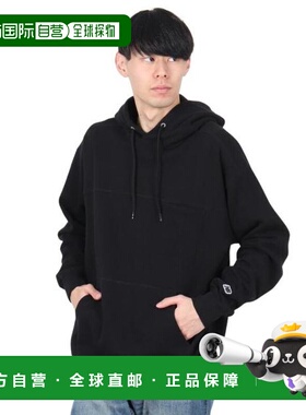 日本直邮New Balance 900 法式毛圈连帽运动衫 AMT35145BK 男士卫