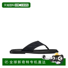 1小时内可退 香港直邮DIOR 男士拖鞋 3SA161ZSAH969 SS2025 黑色