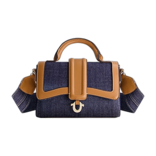 自营 True Religion 迷你牛仔布挎包 - 牛仔布 美国奥莱直发