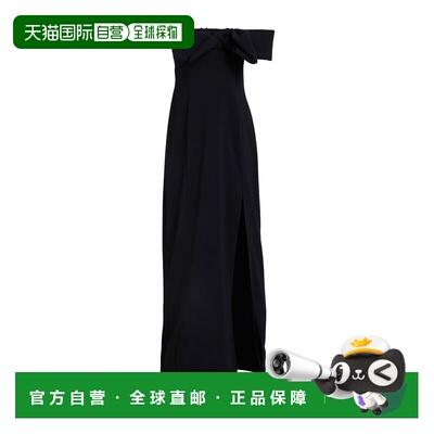 1h可退 香港直邮潮奢 Pinko 品高 女士 高雅连衣裙 black黑色 舒