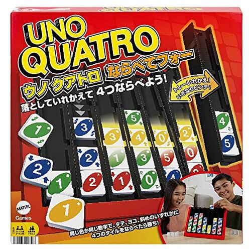 【日本直邮】MATTEL桌游UNOQUATTRO红色家庭娱乐佳礼物生日