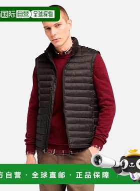 自营timberland男式Axis Peak耐久防水背心-黑色 美国奥莱直发