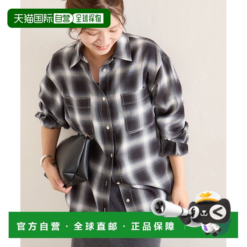 JOURNAL STANDARD 女士 落肩格纹衬衫 26050400928030