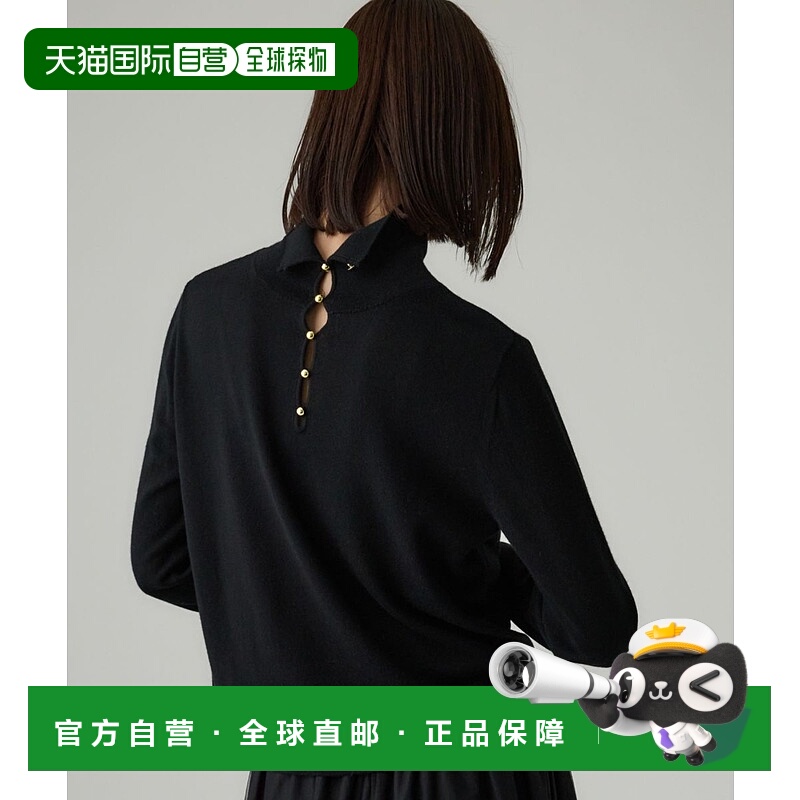 1h可退 日本直邮BABYLONE 女装 高领针织套头衫 金色后颈扣设计 6