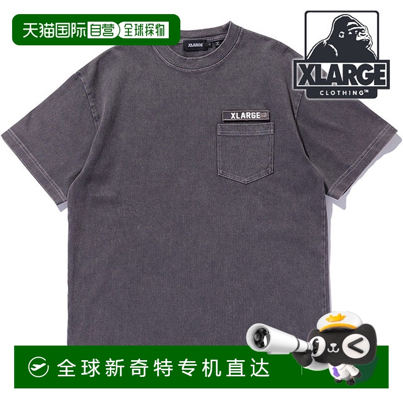 日本直邮XLARGE 口袋短袖 T 恤 [101252011038 SU25] MILITARY PO