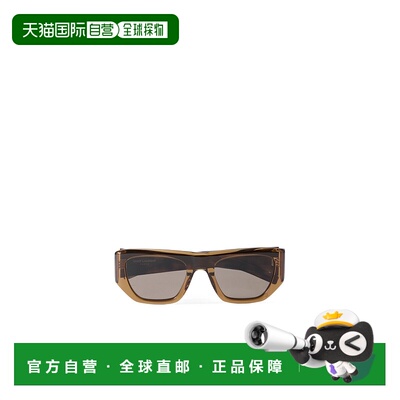 香港直邮SAINT LAURENT 女士眼镜 SL740002 CO 黑色 徽标太阳镜