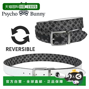 日本直邮Psycho Bunny Golf PSYBNY 双面腰带 GF740 20