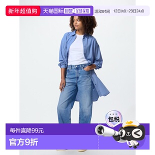 日潮跑腿UNIQLO优衣库 大衬衫裙 484278