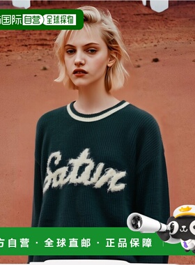 韩国直邮SATUR设计师款大气简约日常休闲个性毛衣SA23FWMK06GN