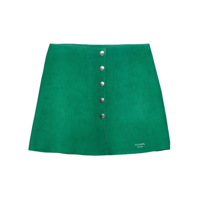 PRADA 女士半身裙 5189716QDSOOOF0458 SS2025 绿色