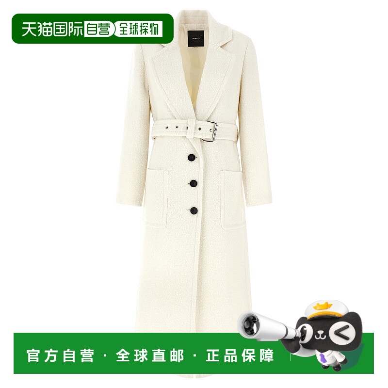 1h可退 香港直邮PINKO 女士大衣 105695A2UBC14 AW2025 白色