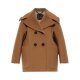 MARA 棕色 女士外套 AW2025 双排扣大衣 1086025506028 MAX