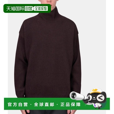 1h可退 香港直邮AURALEE 男士 Pull col roule 上等羊毛上衣 A25A