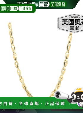 自营 pompeii3纯色 14k 黄金男士 22 英寸链式项链 50.9 克 4 毫